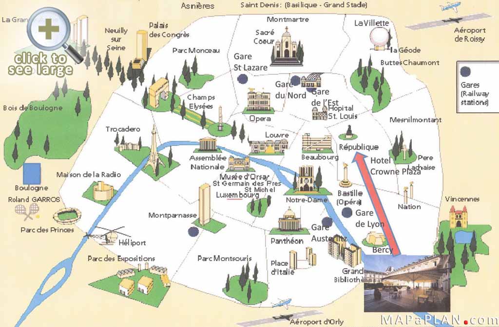 Mapa de Paris